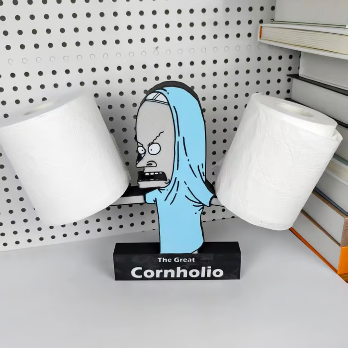 Toilet Paper Holder with Character Design