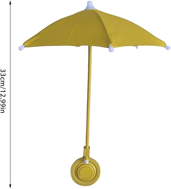 ☀️Magnetic Phone Umbrella for Sun, Hands Free Adjustable Sun Shade to Avoid Overheating for All Phones