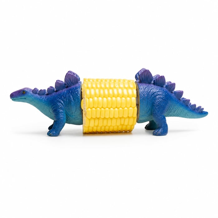 🔥Dinosaur Corn Holders for Corn On The Cob - Funny Corn Cob Holder for Kids and Adults with Stainless Steel Prongs