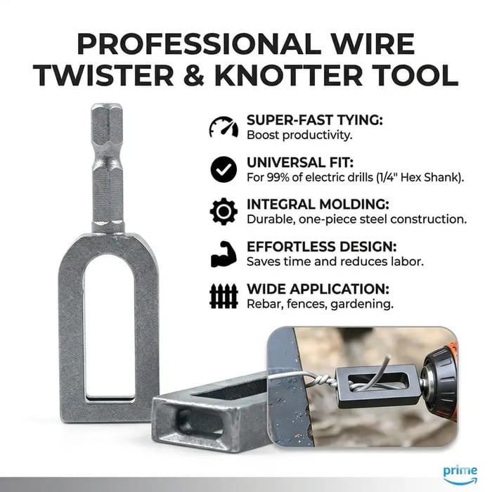 🛠️🛠️Multifunctional Wire Twister / Knotter — Sizes #9 & #11