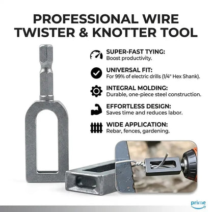 🛠️🛠️Multifunctional Wire Twister / Knotter — Sizes #9 & #11