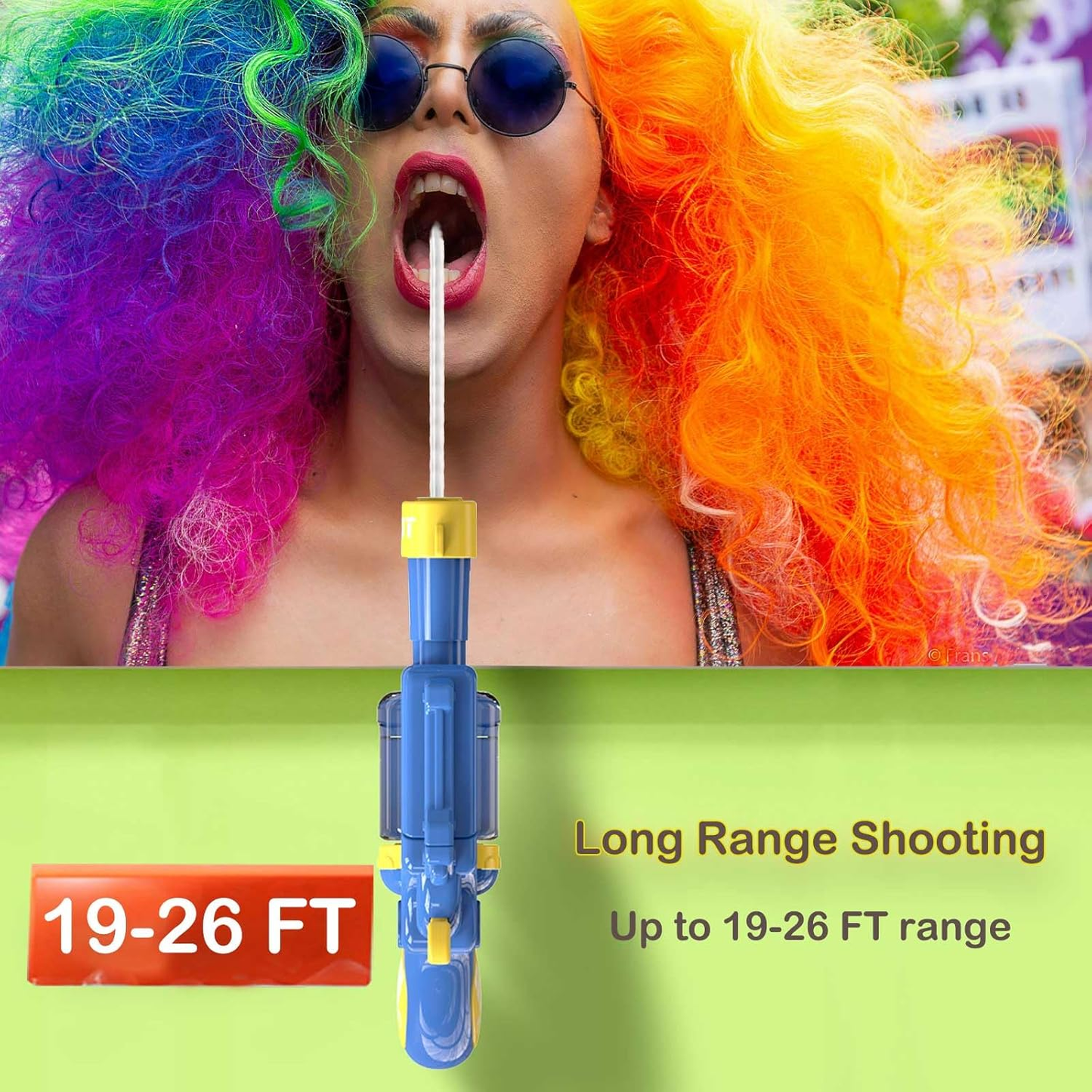 🔫✨️2 PCS Party Water Gun with a Swiveling Head