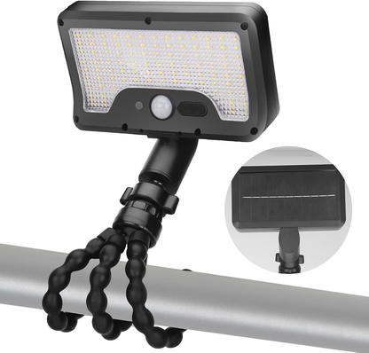Solar Motion Lights Outdoor 92 LED Beads Outdoor Motion Activated Flood Lights Compatible with RV Camper Trailers Truck Table Boat Dock