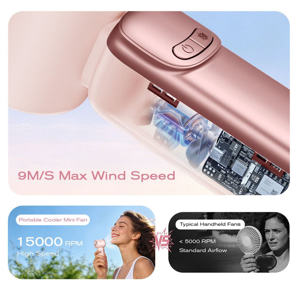 🍃Mini Handheld Cooling Fan