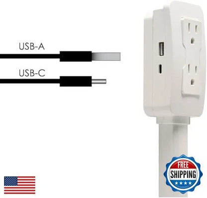 Electrical Outlet Extender,Access Hard-to-Reach Outlets！